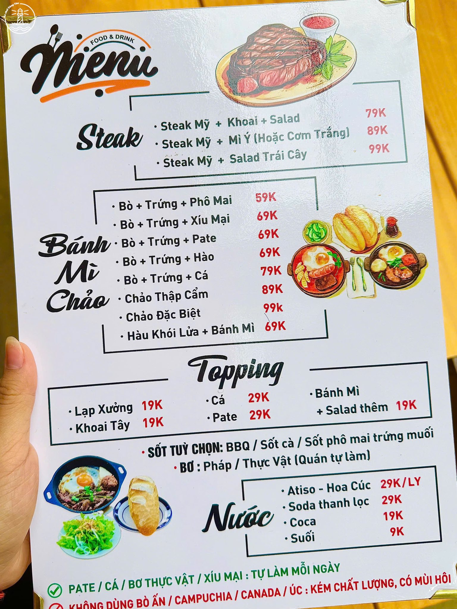Steak Mỹ & Bánh Mì Chảo Vũng Tàu: Ngon Đậm Đà, Giá Bình Dân - hình 7