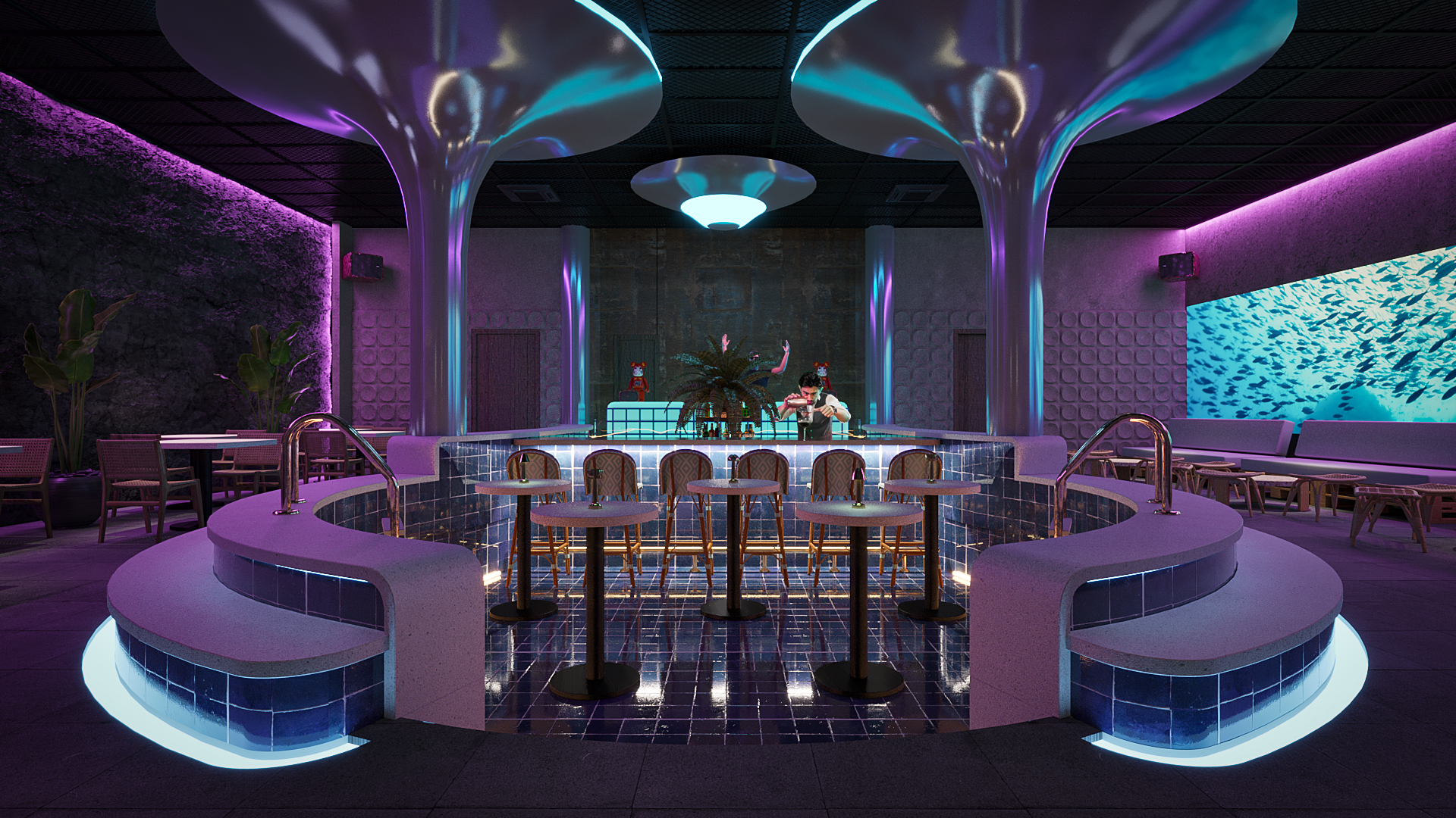 Oasix Cafe Bar Vũng Tàu: Lạc vào ốc đảo đại dương kỳ ảo - hình 3