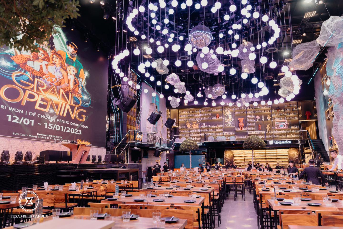 Texas Beer Garden Bà Rịa không gian tiệc bia hải sản quy mô - hình 9