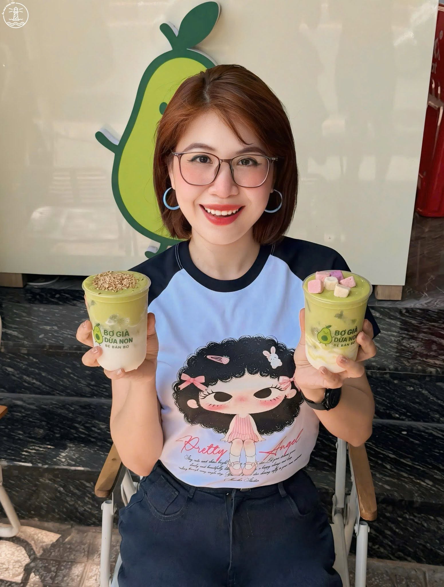 Bơ già dừa non Bé Bán Bơ: Vị béo dẻo lạ miệng tại Vũng Tàu - hình 2