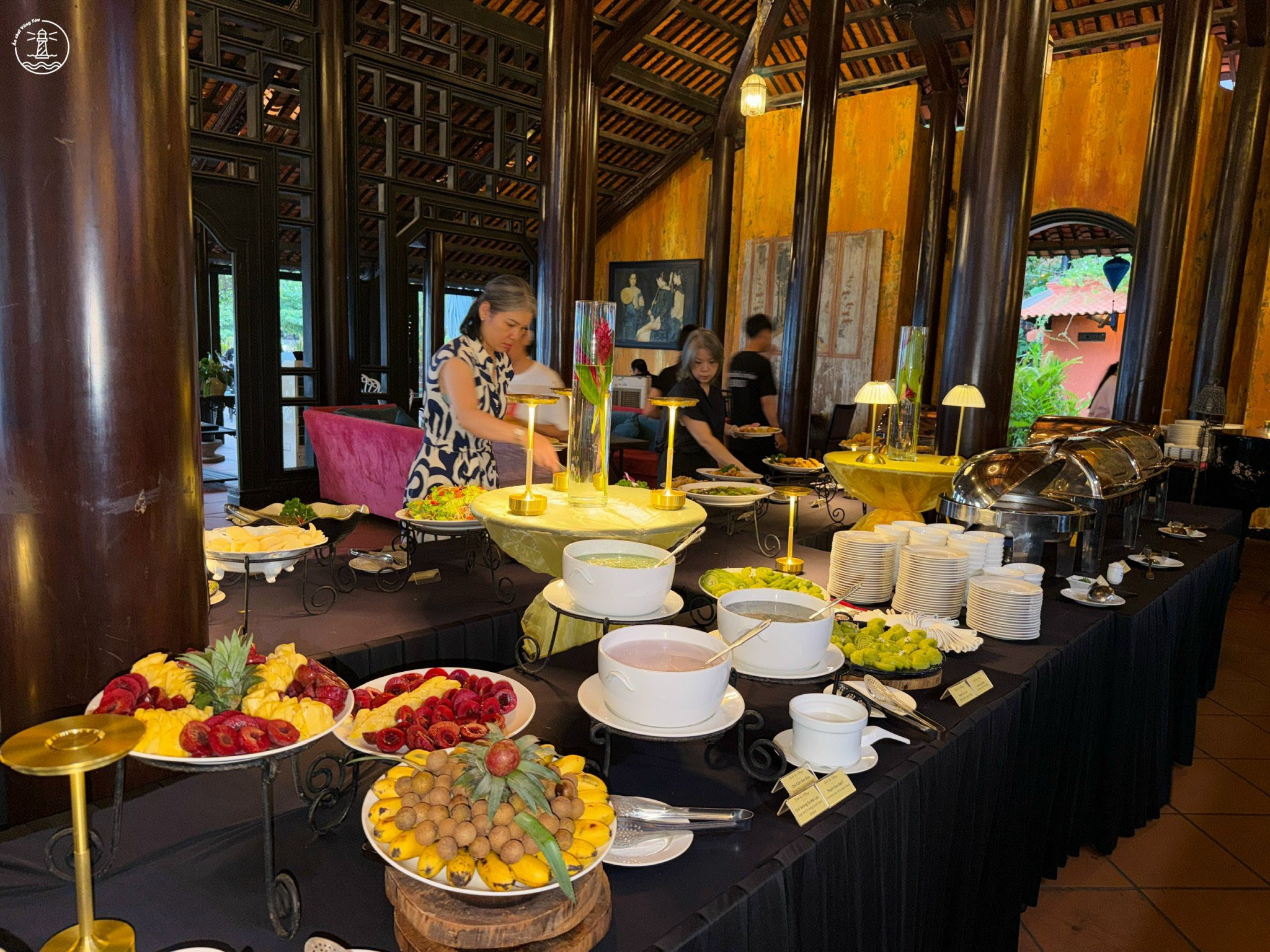 Buffet chay Làng Bình An Vũng Tàu: Góc thanh tịnh sát bờ biển - hình 13