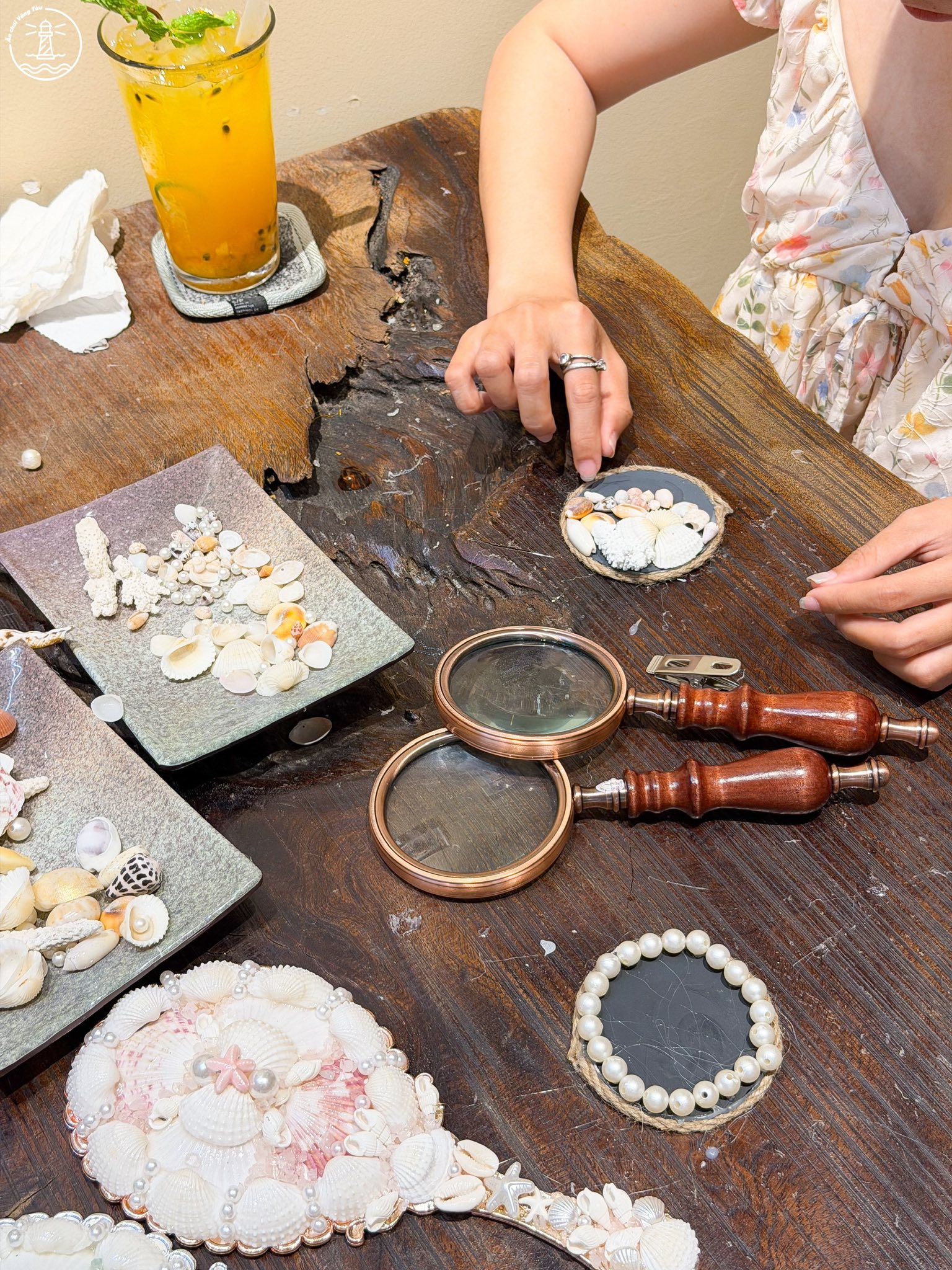 Bụi Dã Quán Vũng Tàu: Cafe Workshop Vỏ Sò Độc Đáo Bãi Sau - hình 8