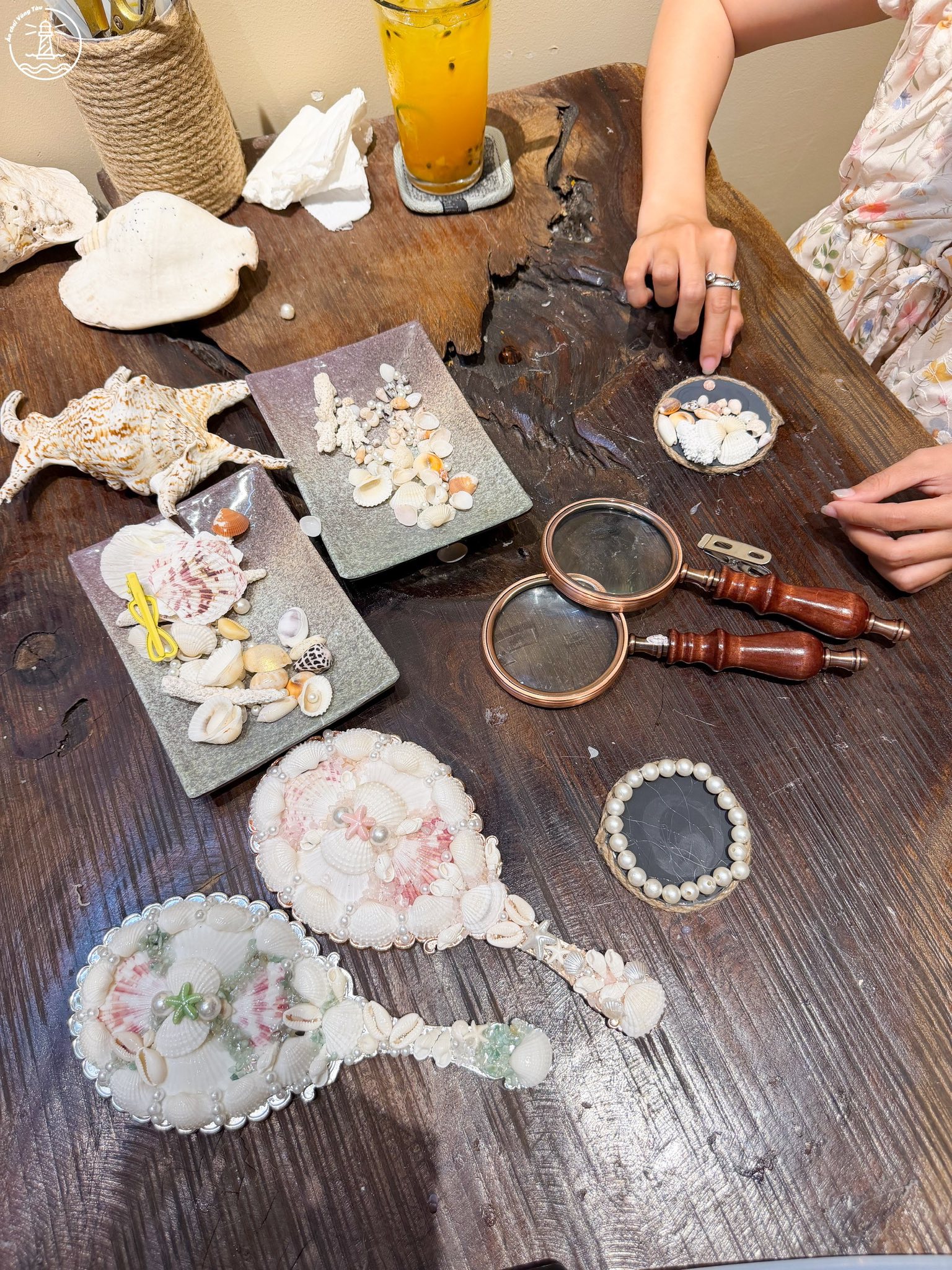 Bụi Dã Quán Vũng Tàu: Cafe Workshop Vỏ Sò Độc Đáo Bãi Sau - hình 5