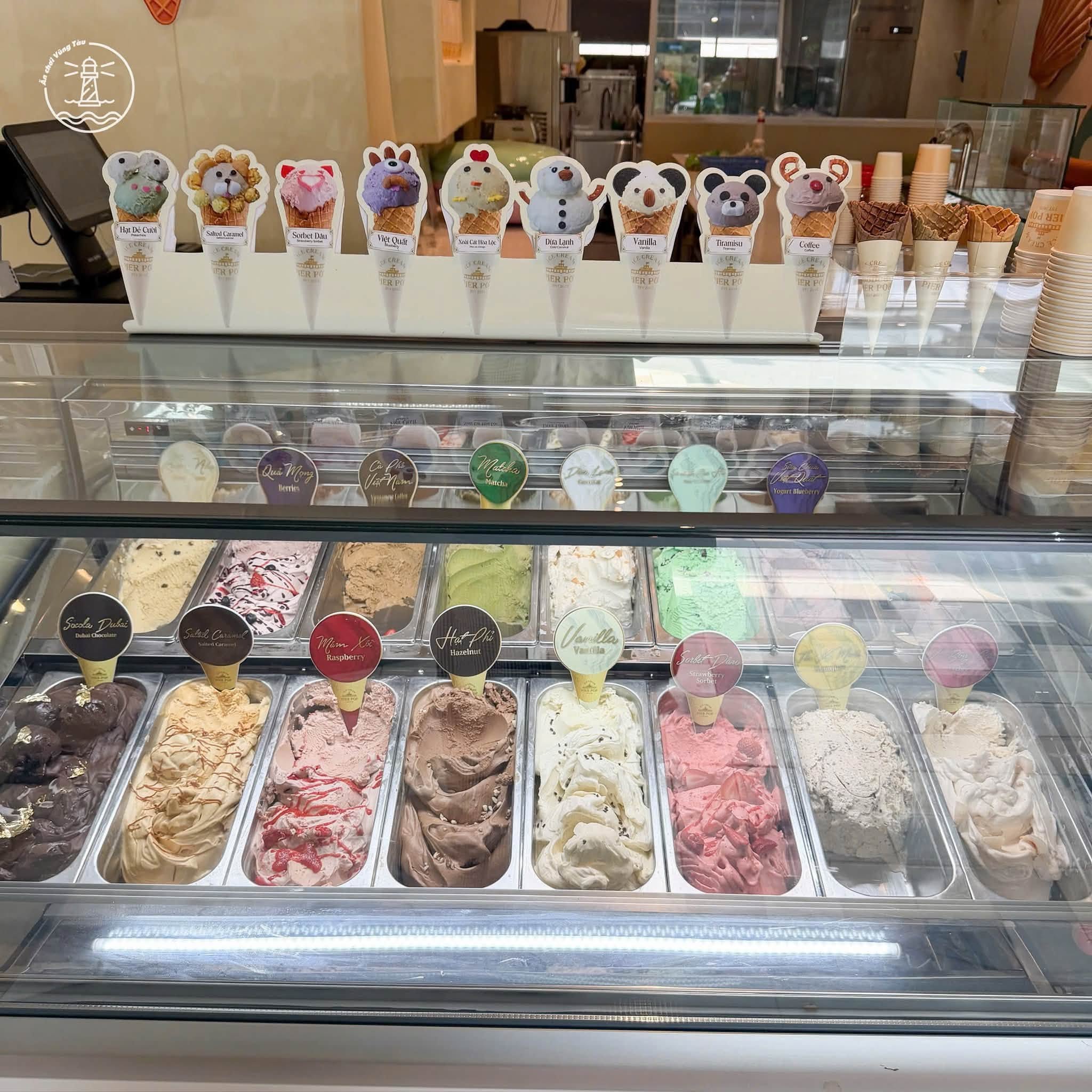 Pier Pop Ice Cream Vũng Tàu: Kem Gelato Pastel Cạnh Bến Tàu - hình 12