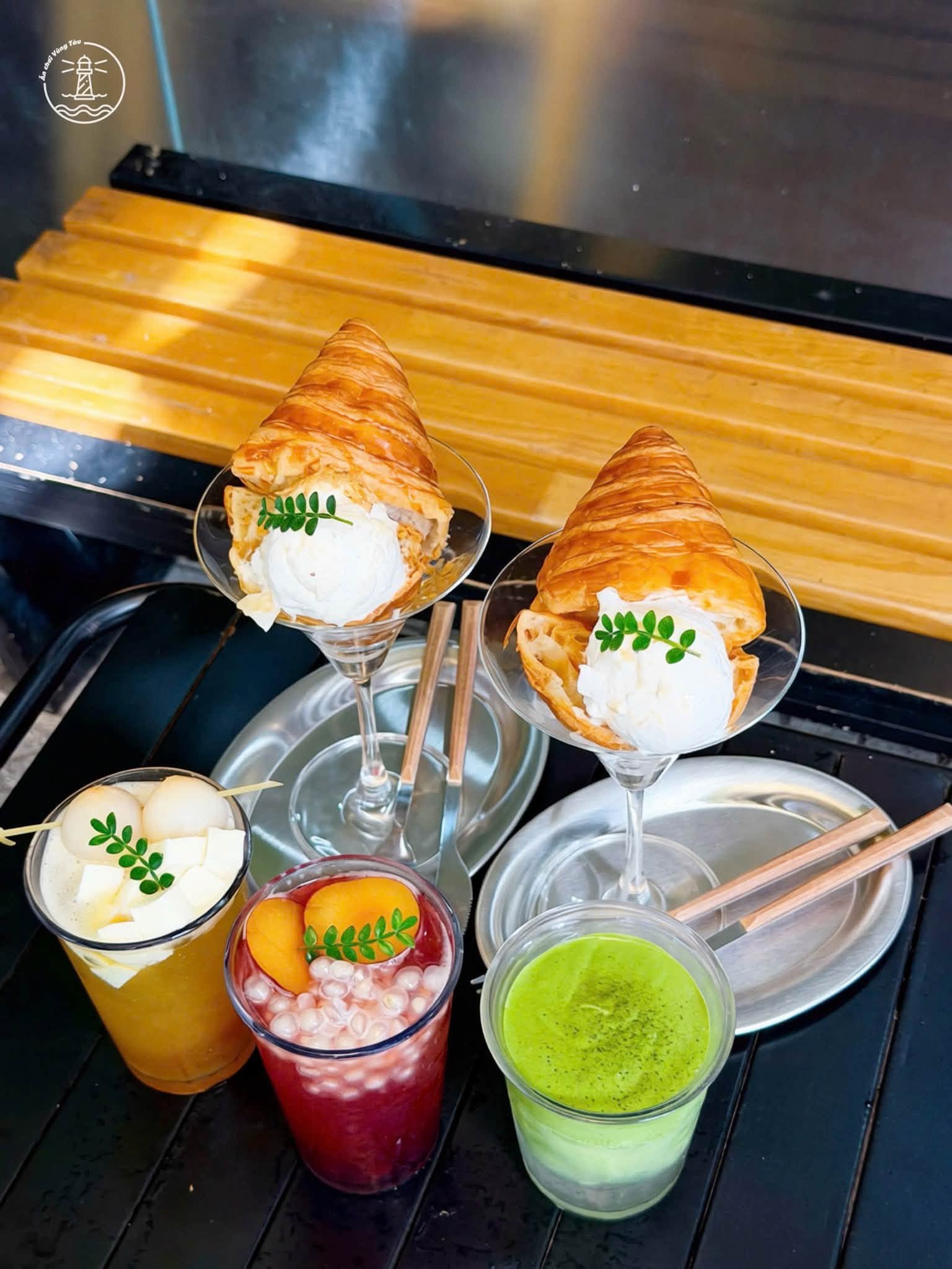 Tema Coffee Vũng Tàu: Góc xanh yên bình và Croissant kem lạ miệng - hình 6