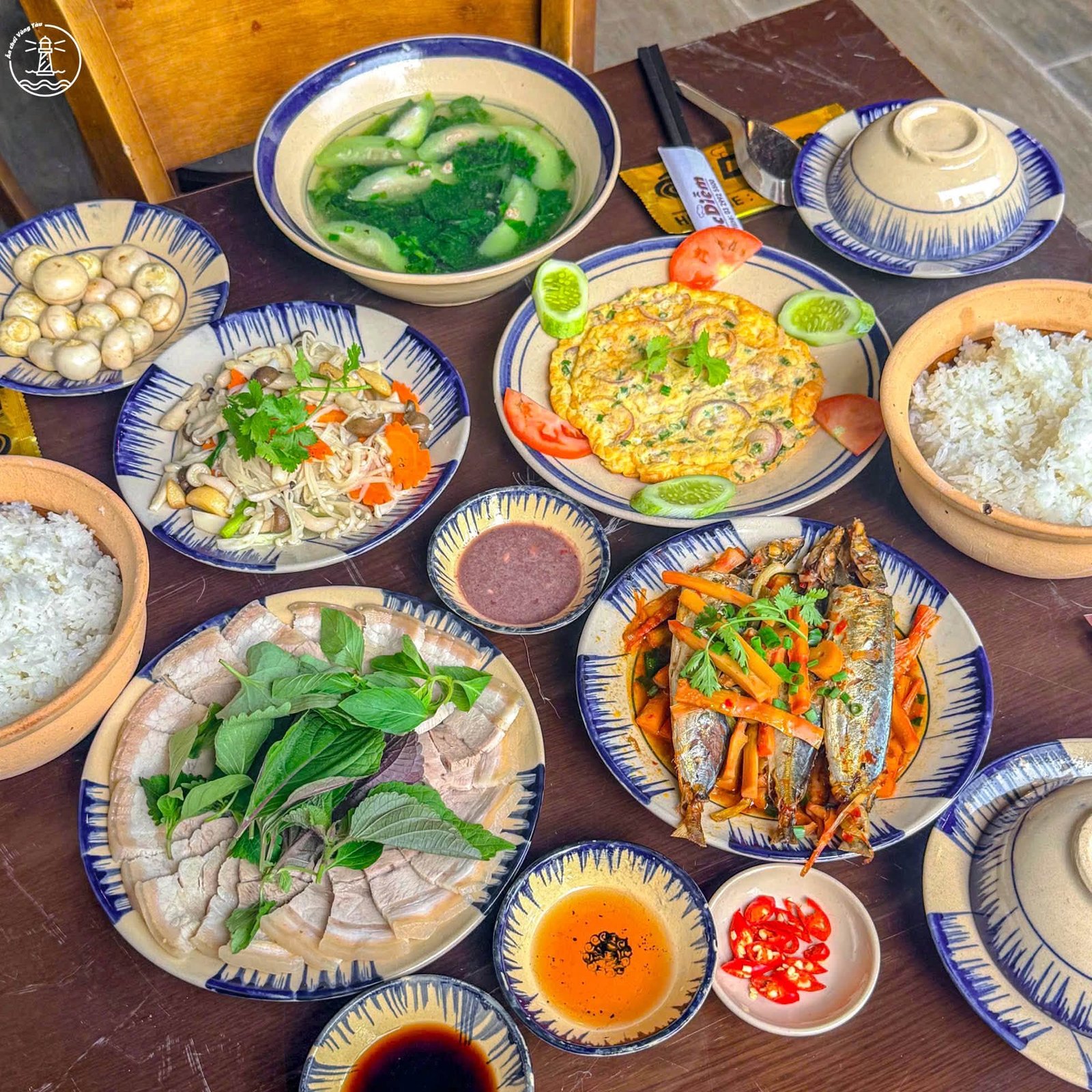 Cơm trưa máy lạnh Vũng Tàu 65k tròn vị cơm nhà tại Ốc Diễm - hình 13